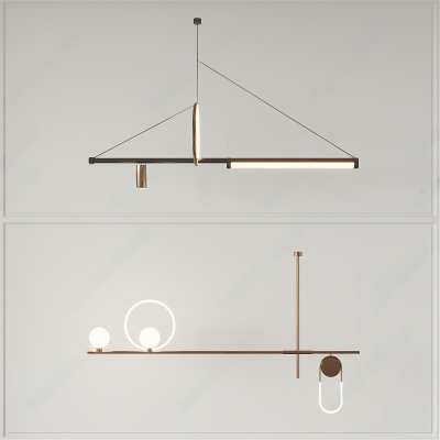 现代吊灯3D模型下载